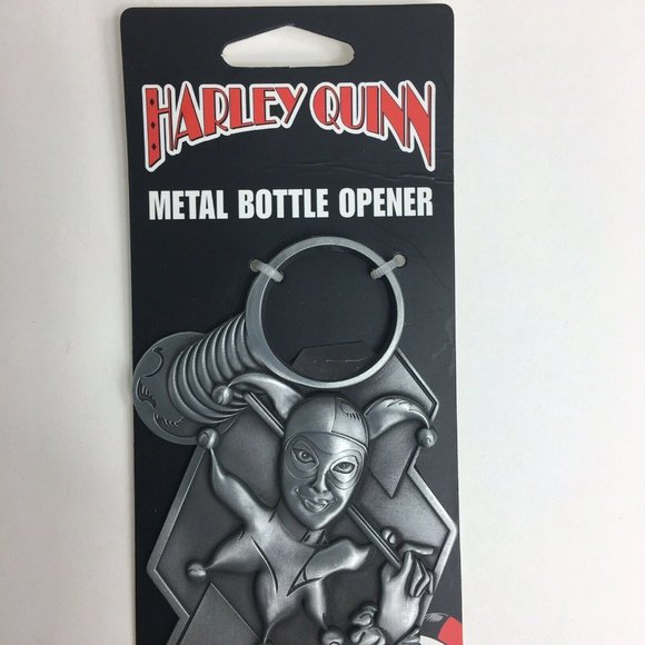Harley Quinn Metal Bottle Opener DC Comics Batman 5" Superheroes Villains Icup - Picture 8 of 12